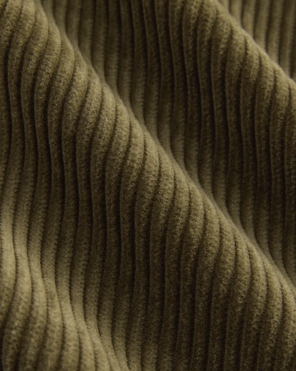 Corduroy Wide-Leg Trouser in Beech — detail view