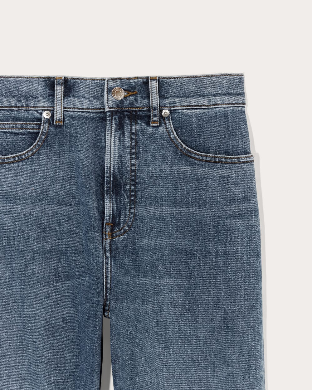 The Way-High® Jean in Medium Washed Blue — detail view
