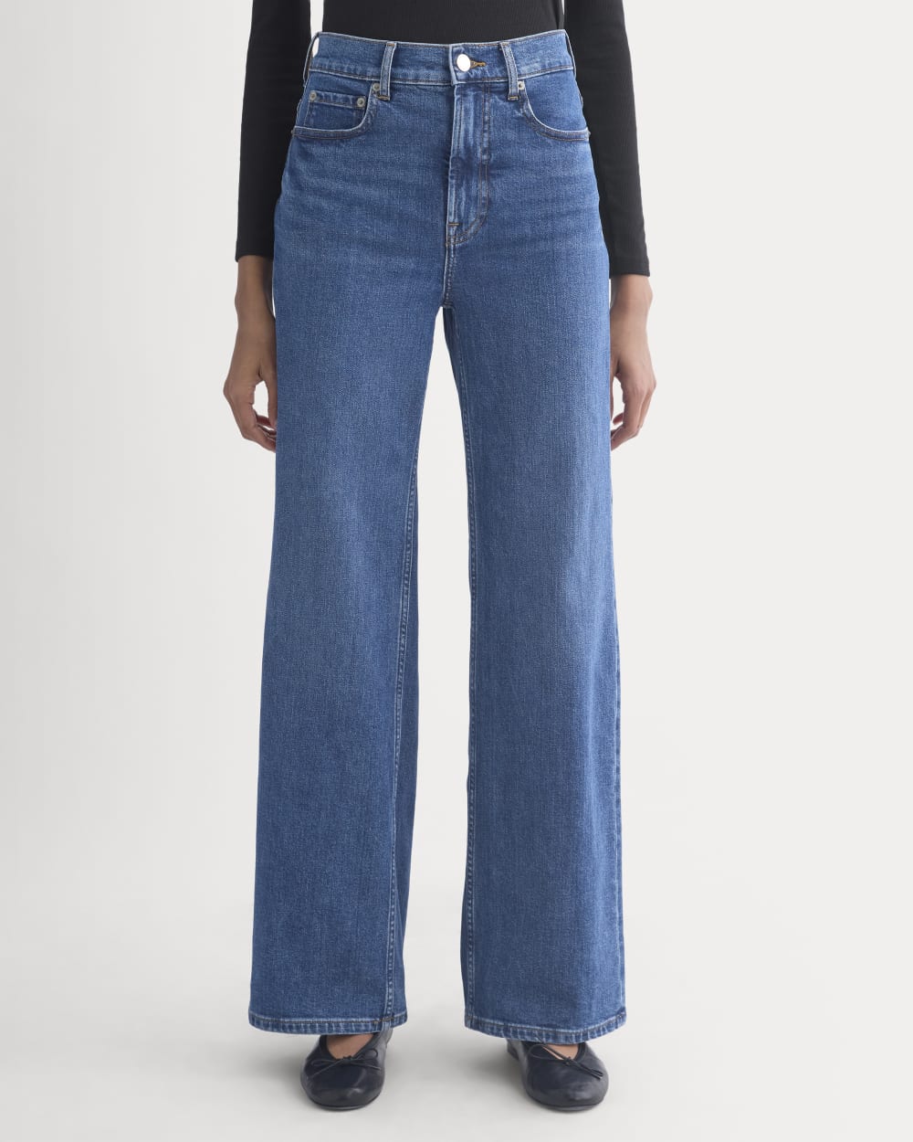 The Way-High® Sailor Jean 2.0 in Medium Indigo — detail view