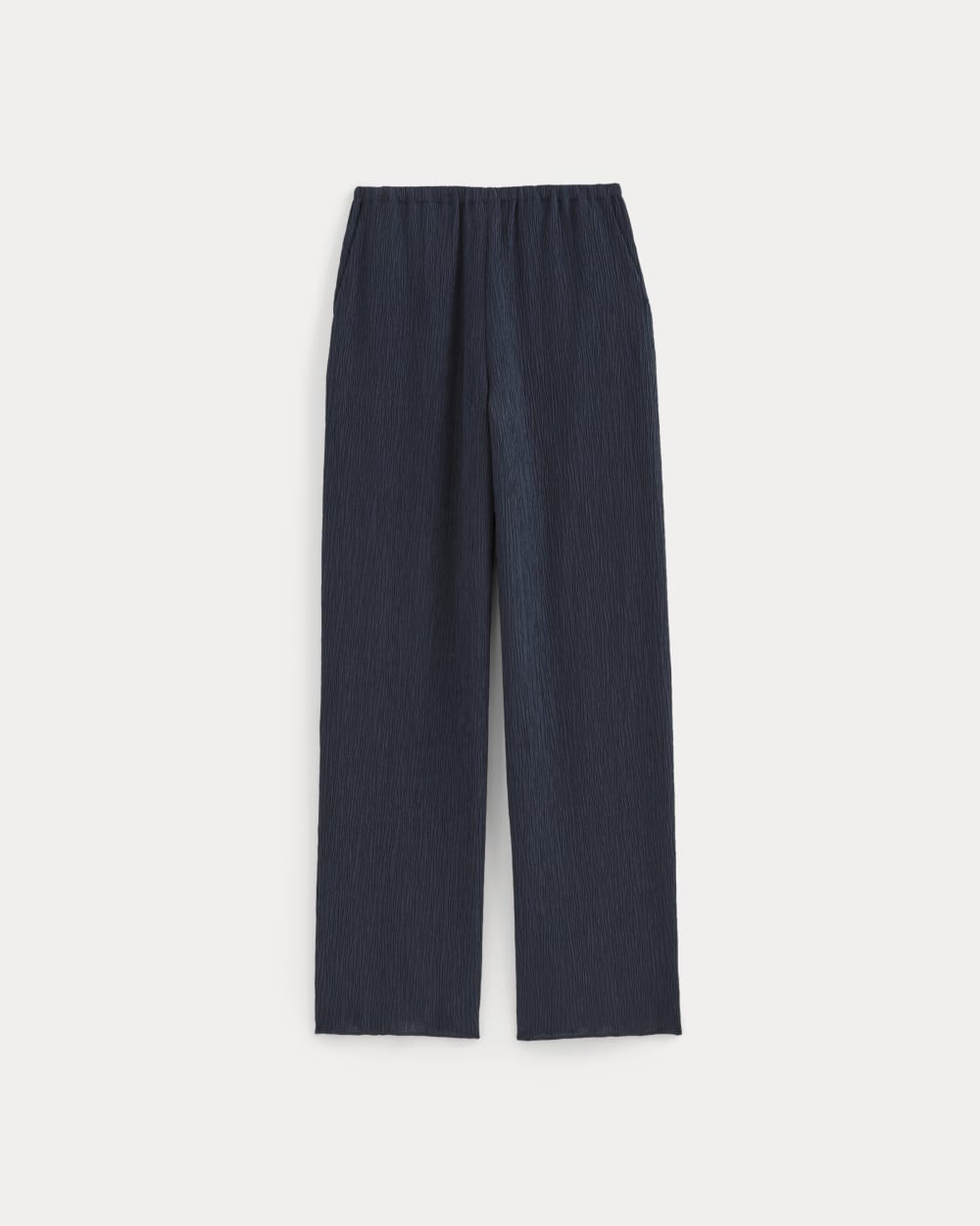 The Crinkle Pant in Navy — alternate view