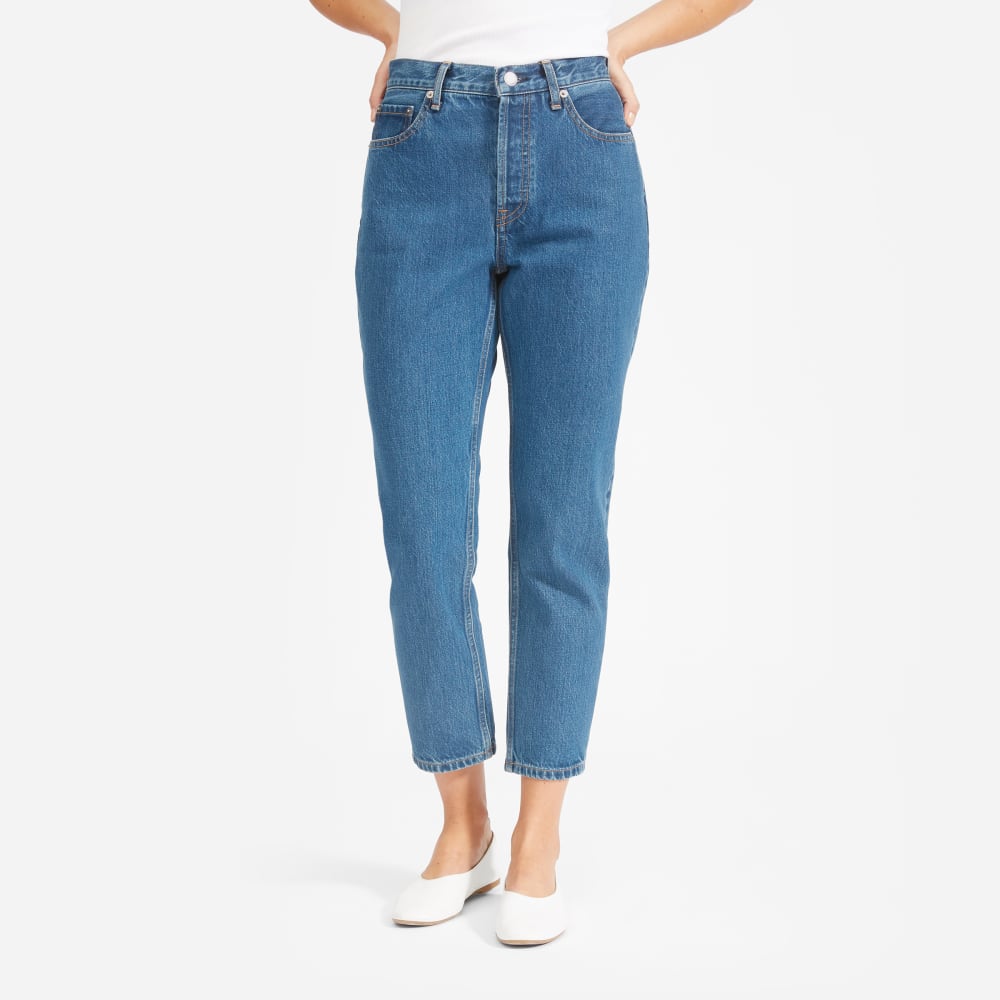 The ’90s Cheeky® Jean in Medium Blue Wash — detail view