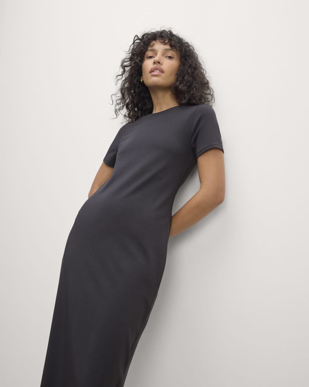 The Form Dress in Black — detail view