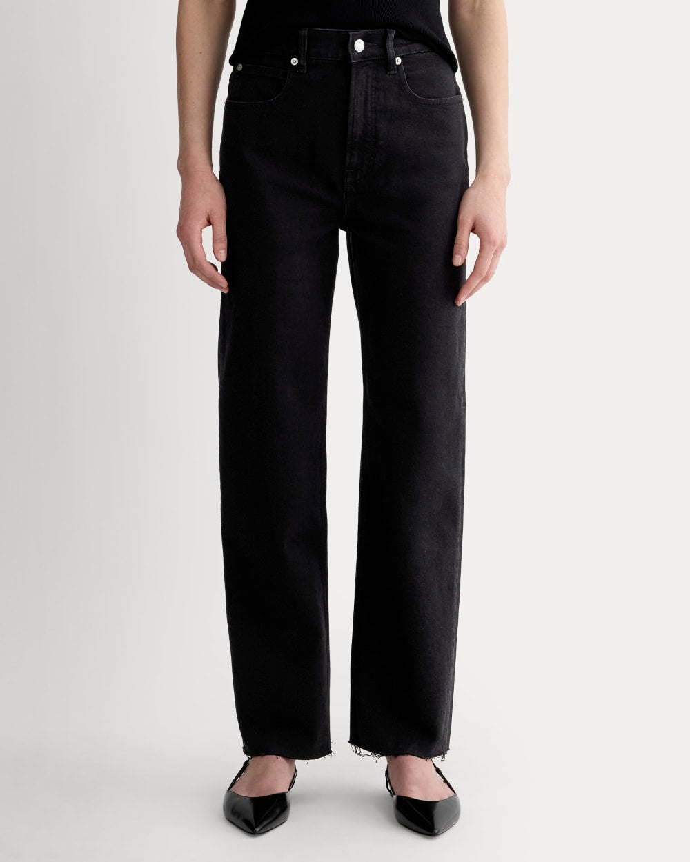 The Way-High® Jean in Coal — detail view