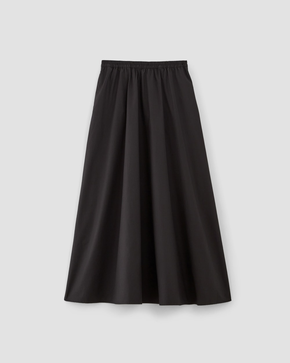 The Supima® Pull-On Maxi Skirt in Black — alternate view