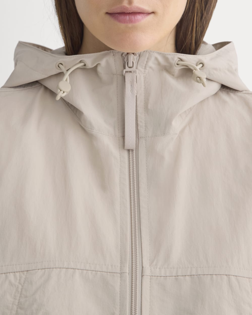Parachute Jacket in Peyote — detail view