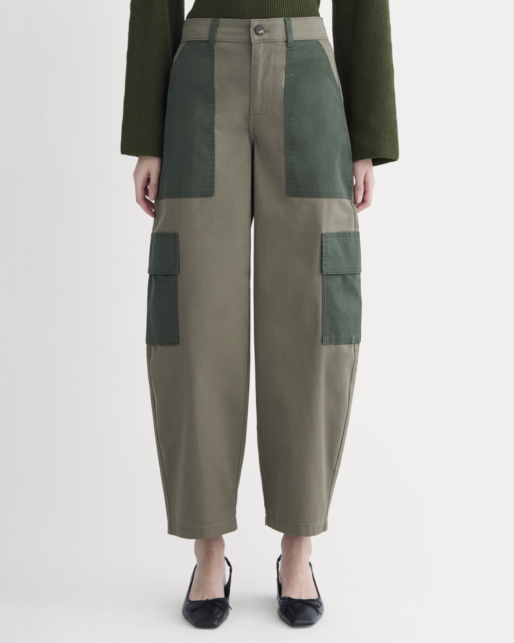 The Utility Cargo Pant in Kalamata / Duffel Bag — detail view