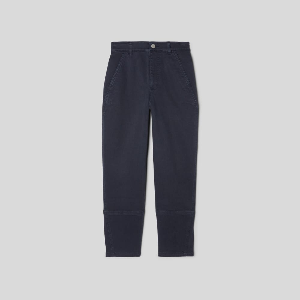 The Utility Barrel Pant in Navy — alternate view
