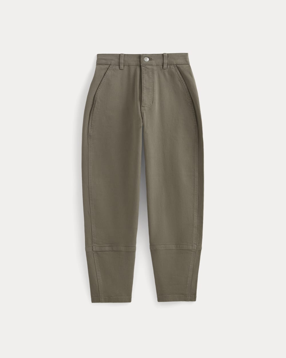 The Utility Barrel Pant in Taupe — alternate view