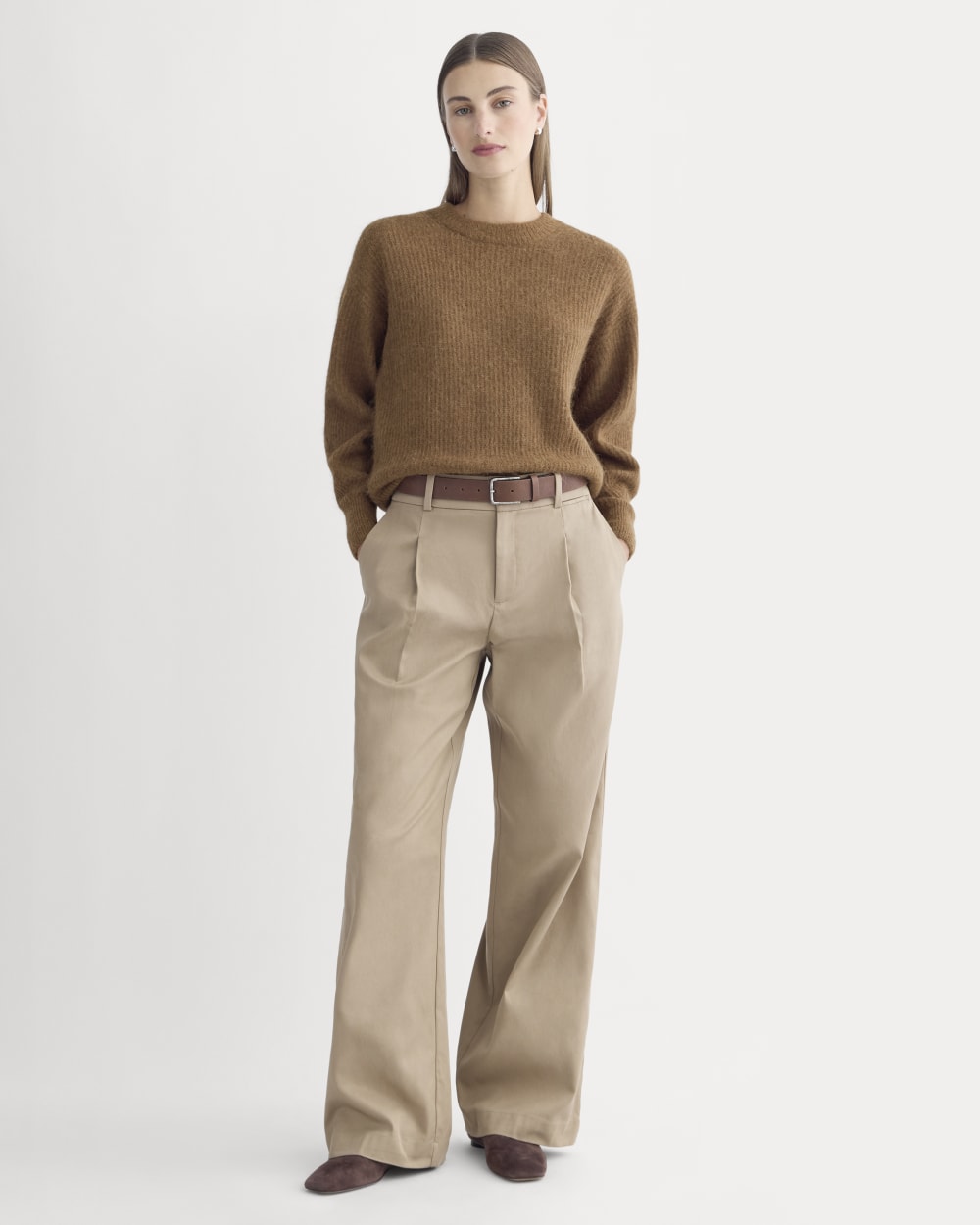 The Cocoon Crew in Alpaca in Toffee — detail view
