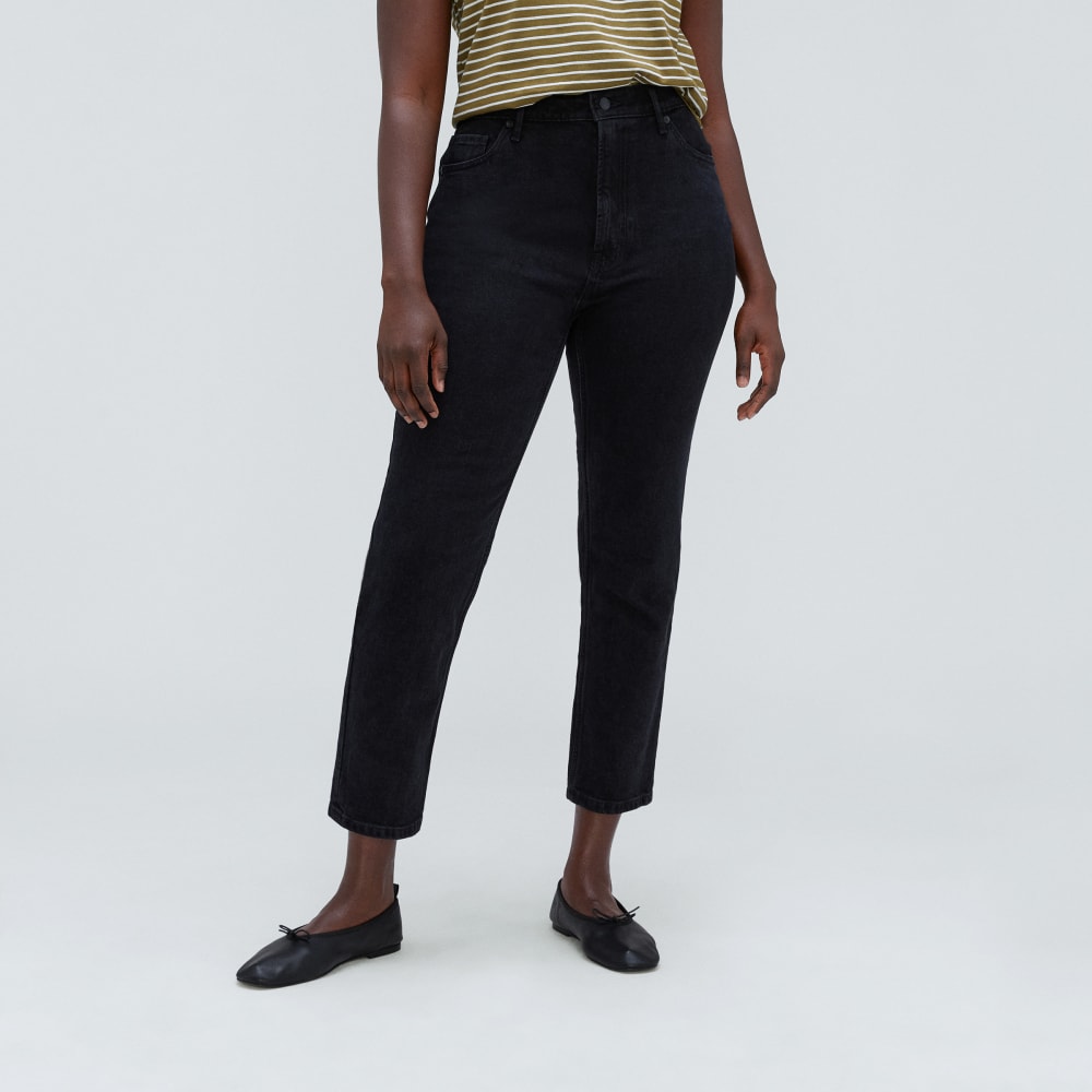 The Cheeky Hourglass Jean in Coal — alternate view