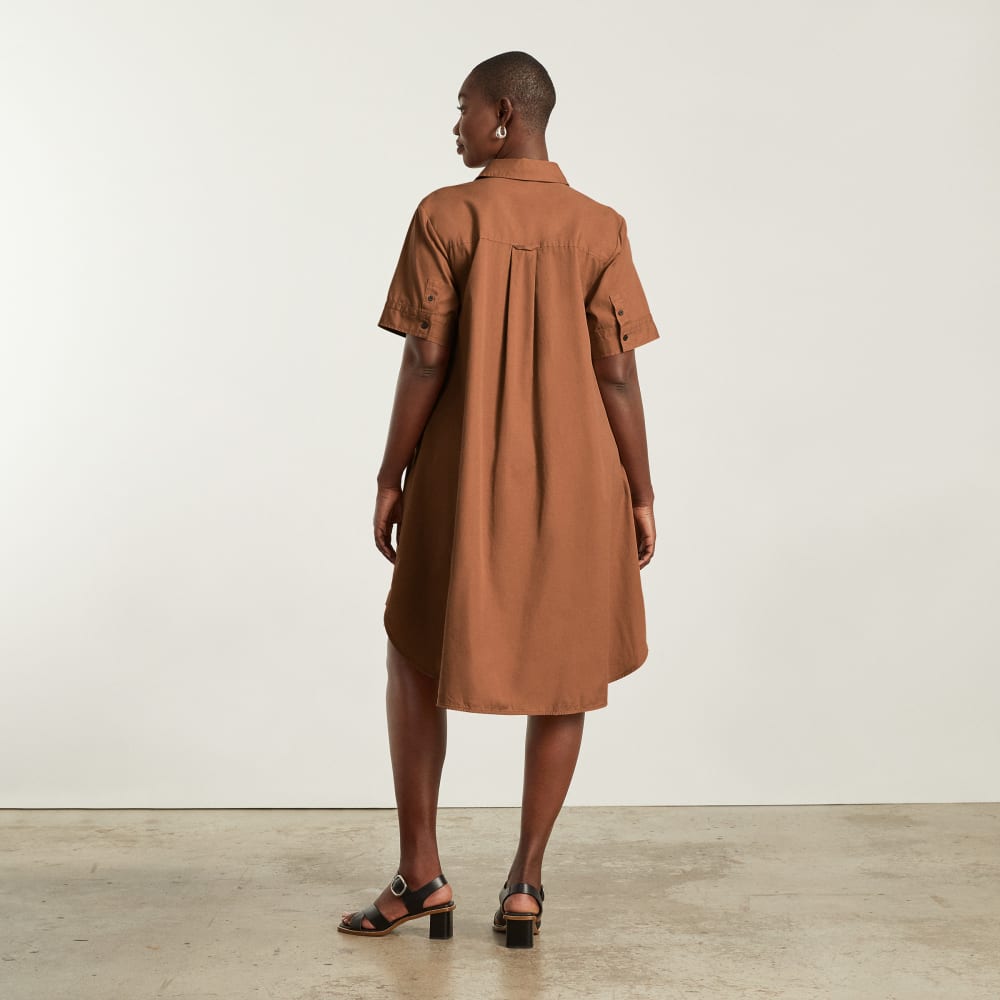 The Daytripper Dress in Tawny Brown — alternate view