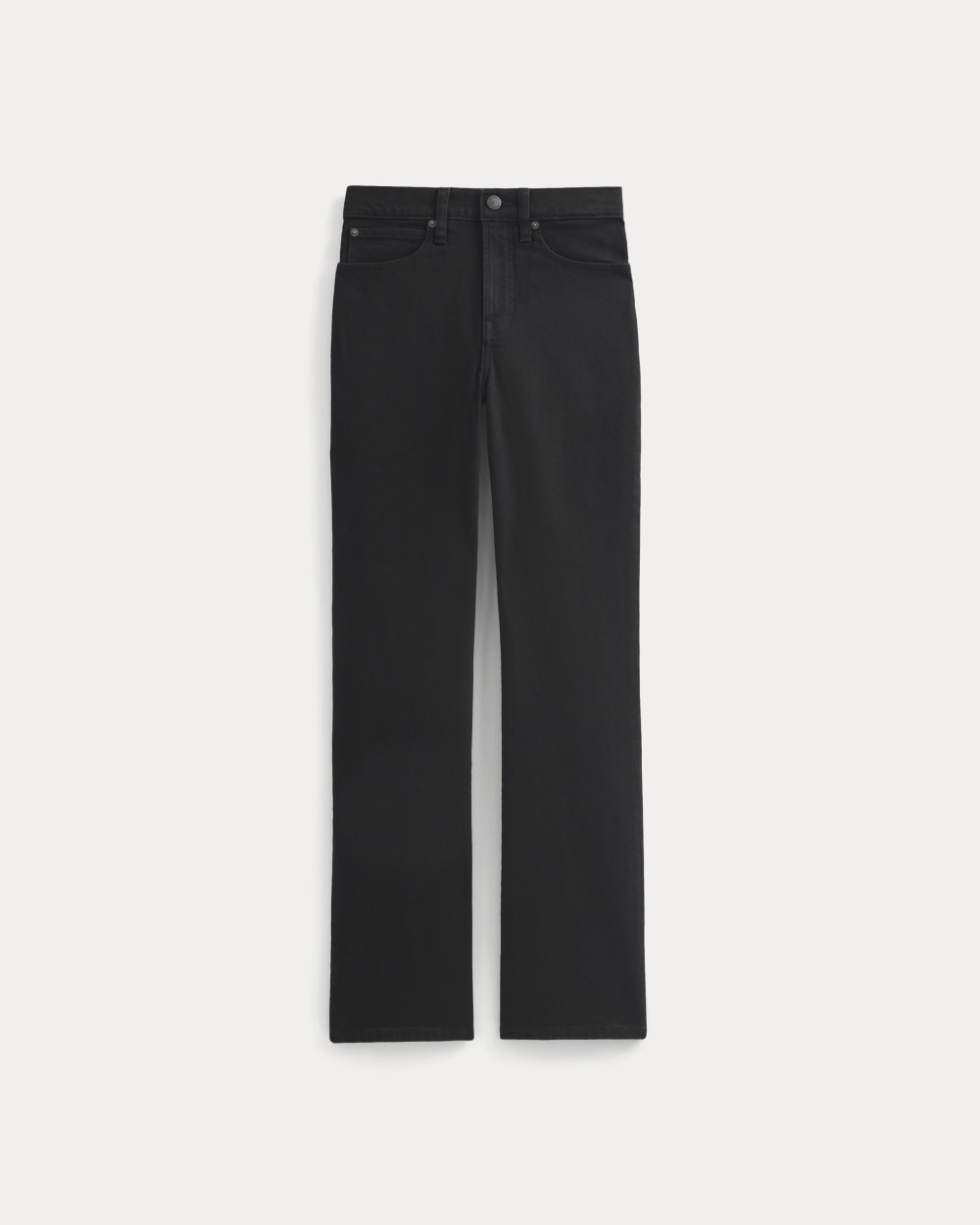 High-Rise Slim Bootcut Jean in Black — alternate view