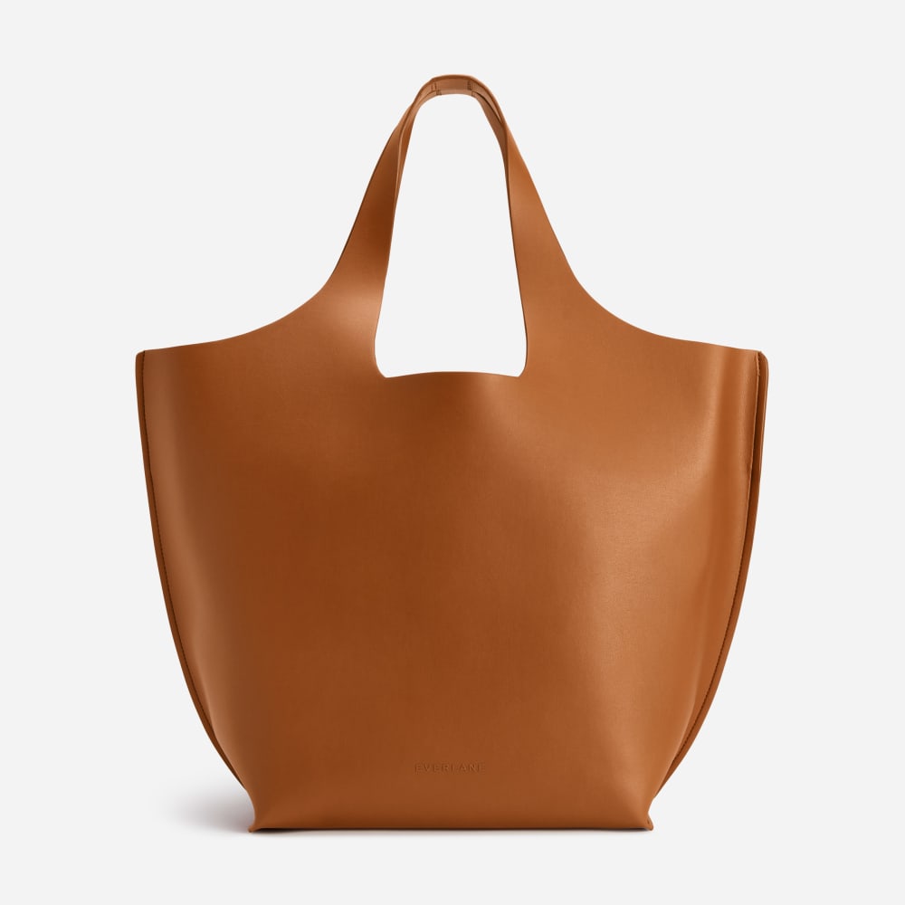 The Cactus Triangle Tote in Honey — front view