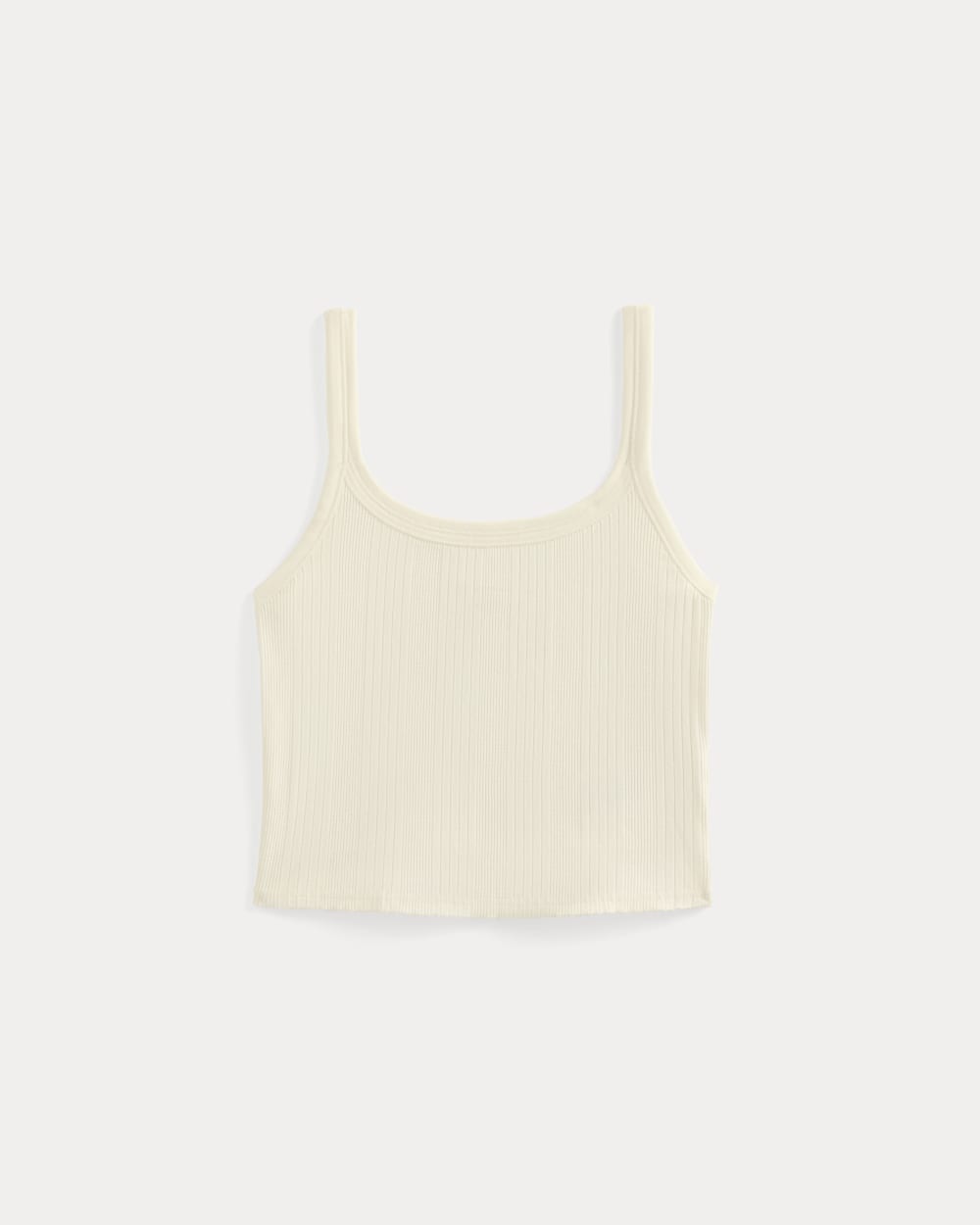 Lounge Rib Tank in Bone — alternate view