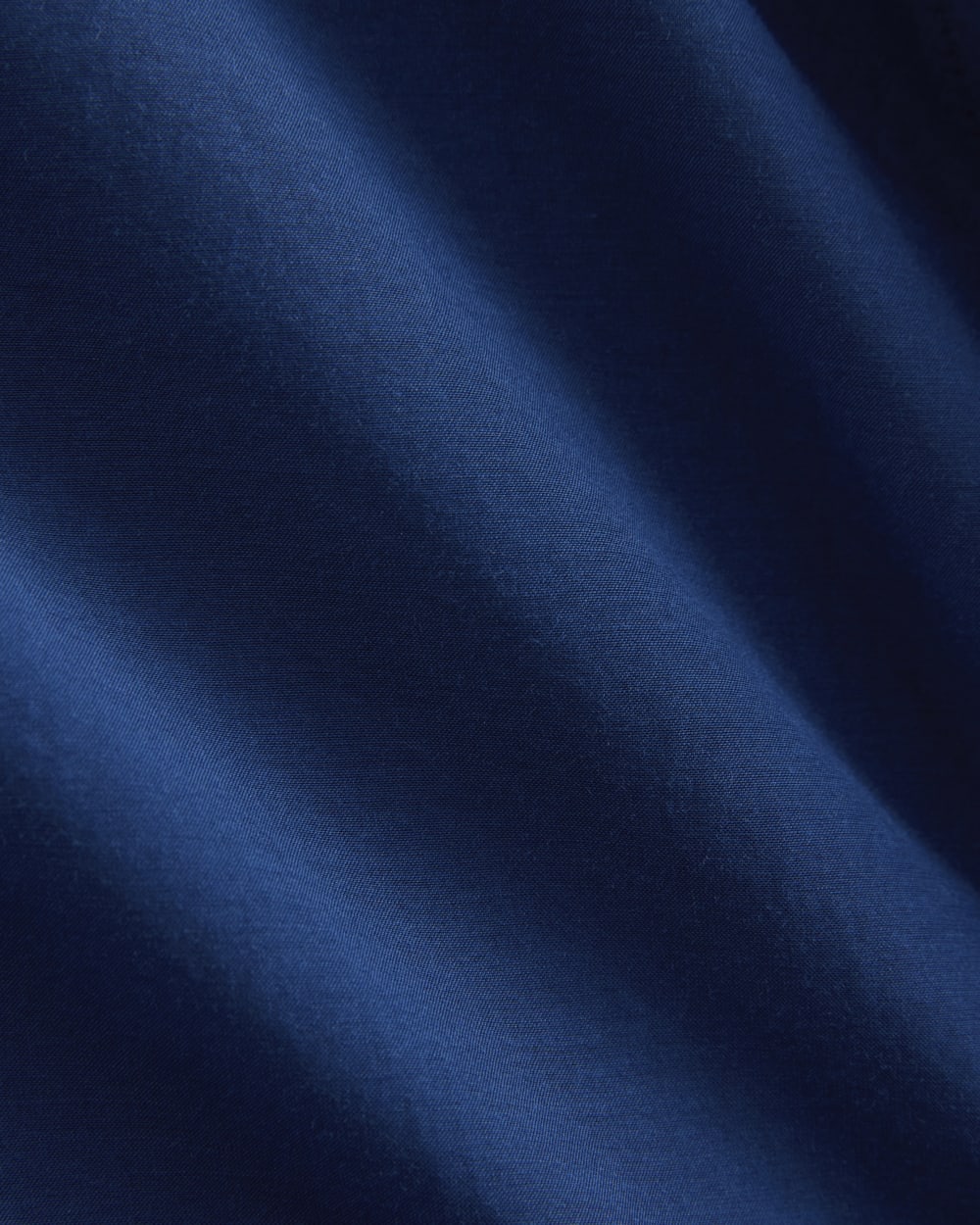 Scalloped-Collar Square Shirt in Estate Blue — detail view
