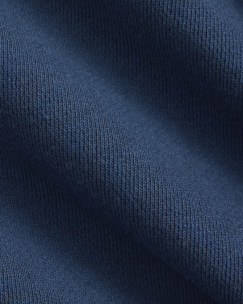 Lightweight Terry Blouson Short-Sleeve Crew in Blue Wing Teal — detail view