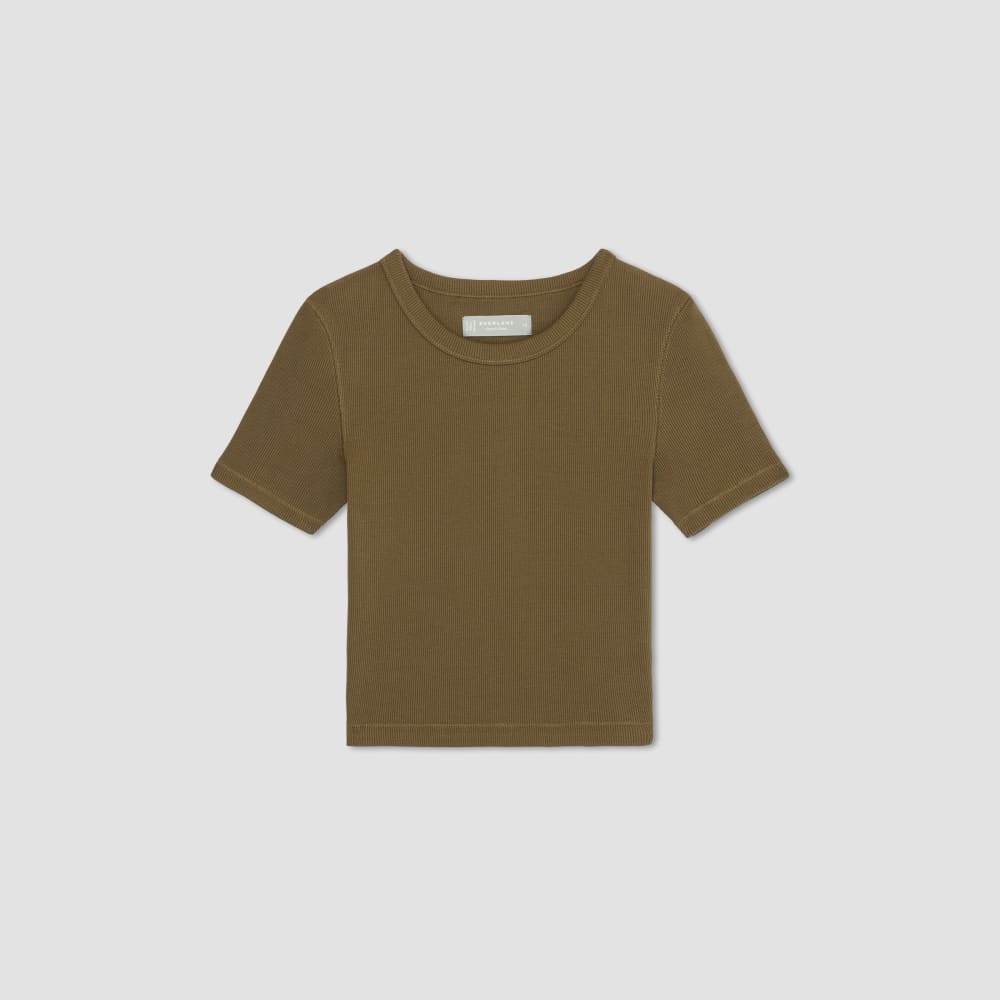 The ’90s Rib Tee in Beech — alternate view