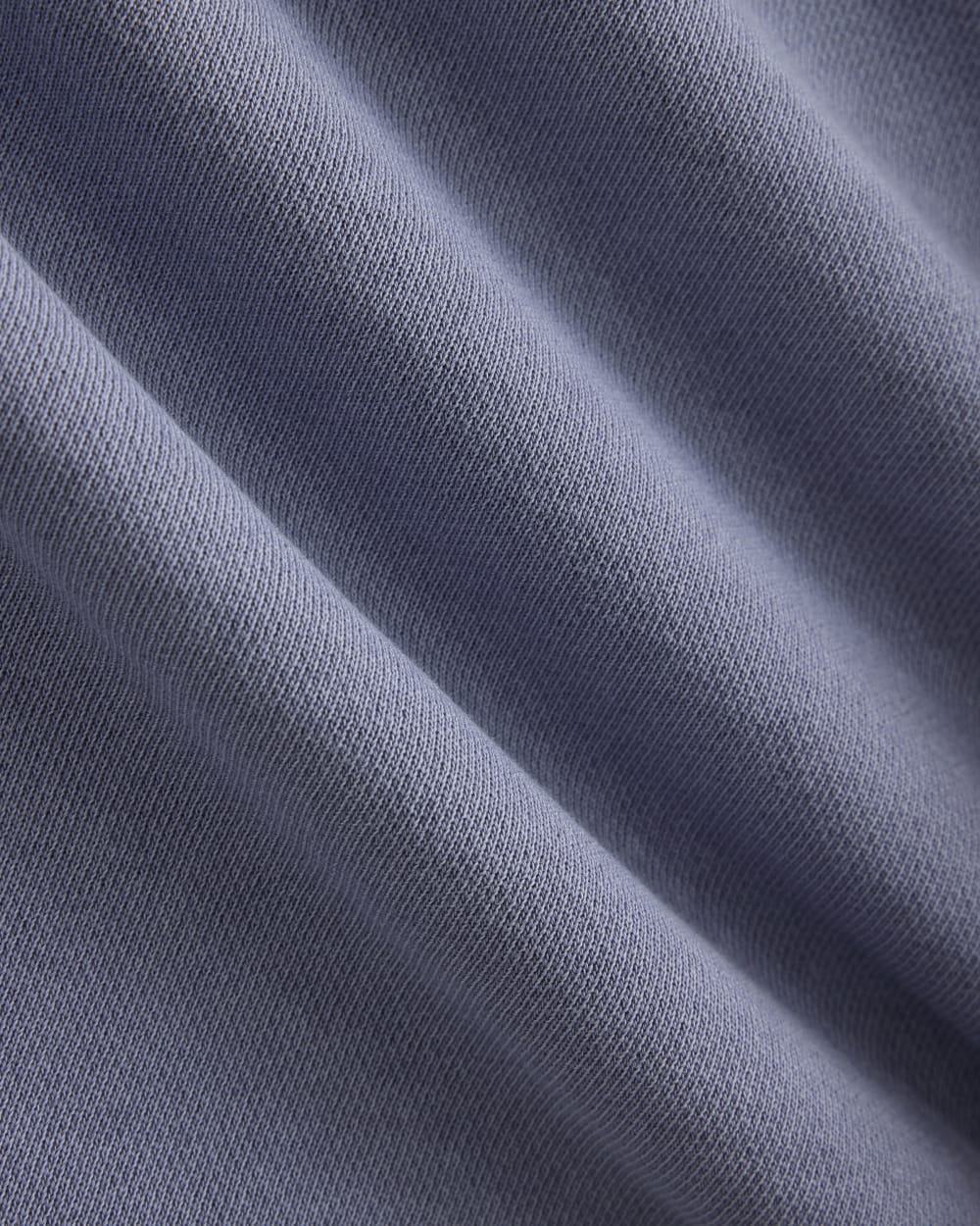 Lightweight Terry Long Shorts in Velvet Morning Garment Dye — detail view