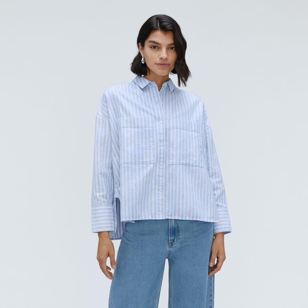 The Boxy Oxford in Sky / White — alternate view