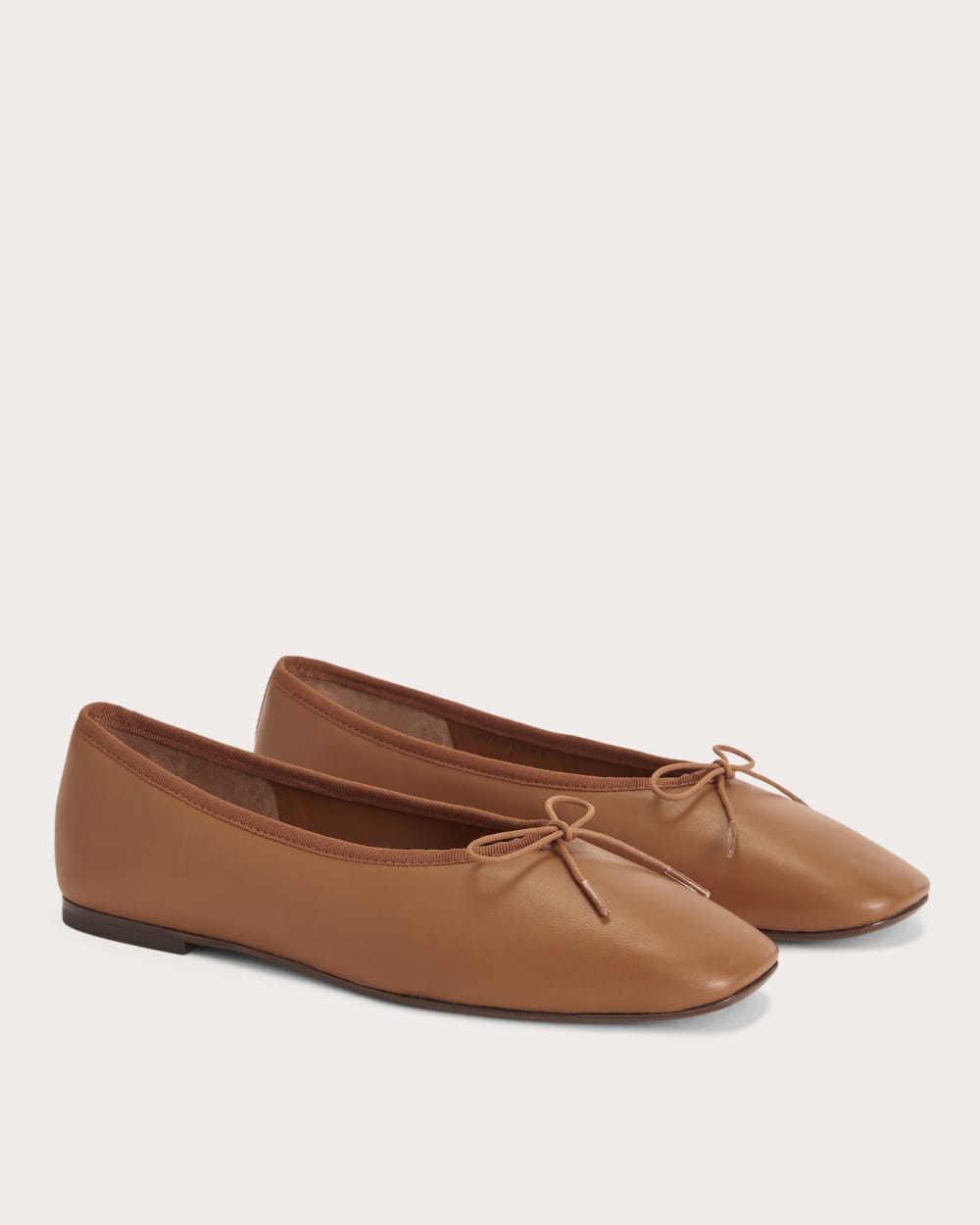 The Day Ballet Flat in Toasted Almond — detail view