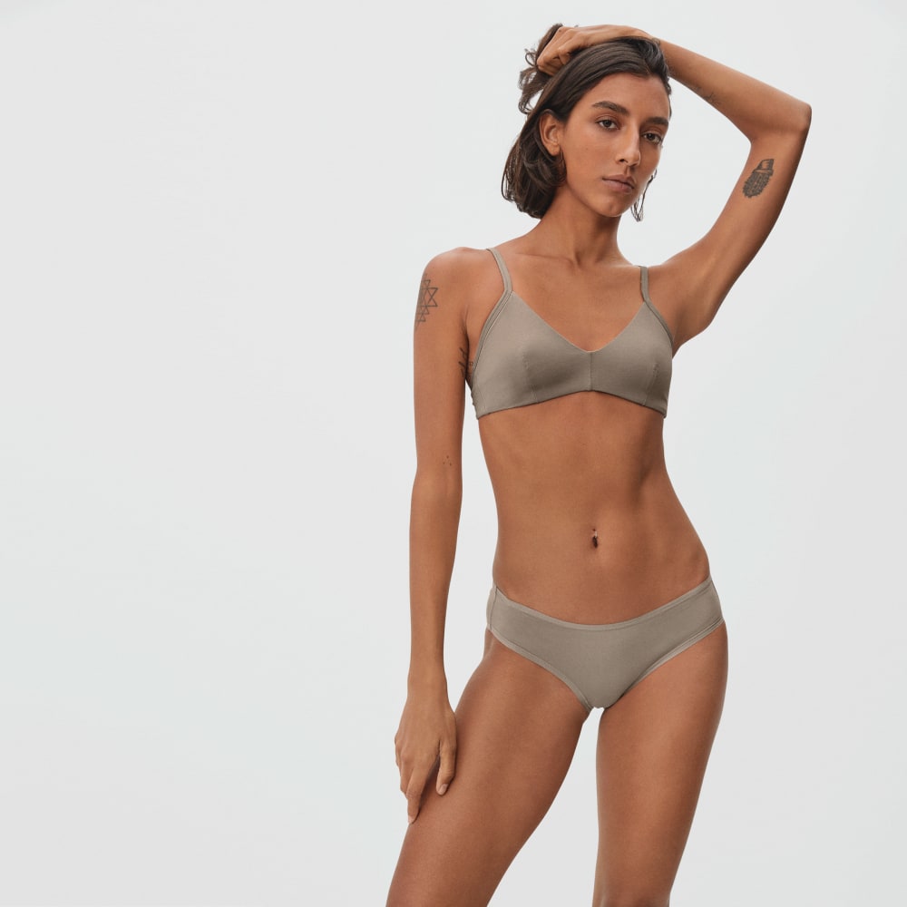 The Cotton Bikini in Burnt Sugar — detail view