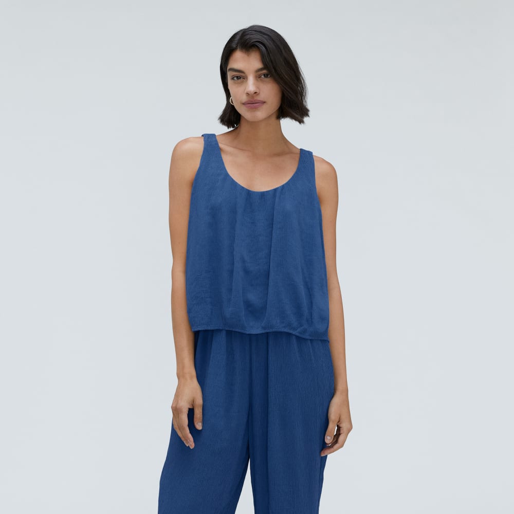 The Naia™ Ripple Tank in Deep Blue — alternate view