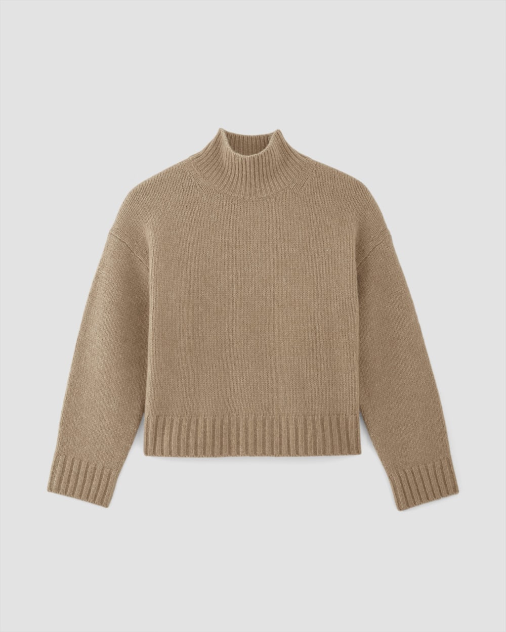 The Cloud Oversized Turtleneck in Tiger's Eye — alternate view