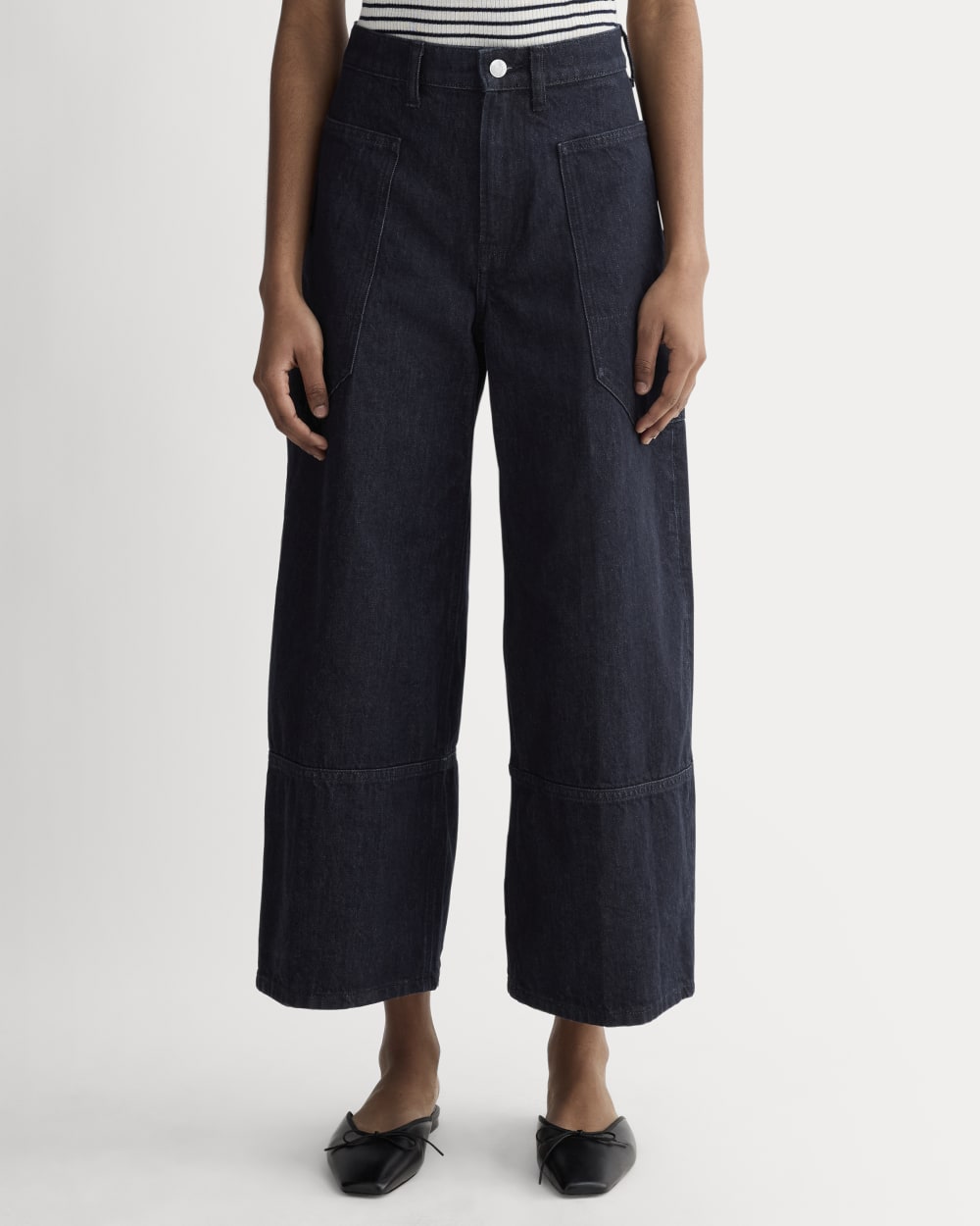 The Way-High® Gardener Cropped Jean in Dark Rinse — detail view
