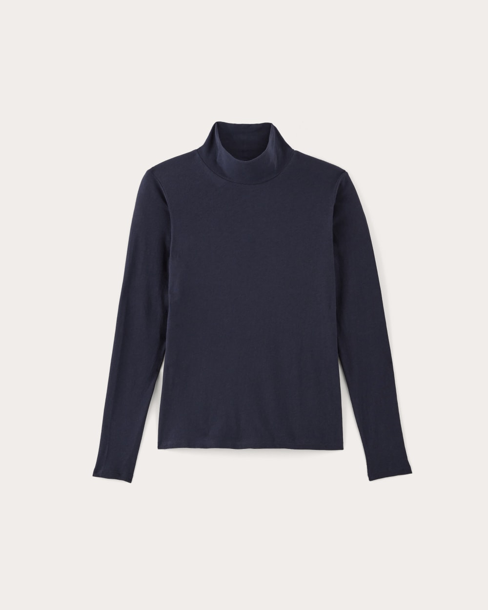 The Air Turtleneck in Navy — alternate view
