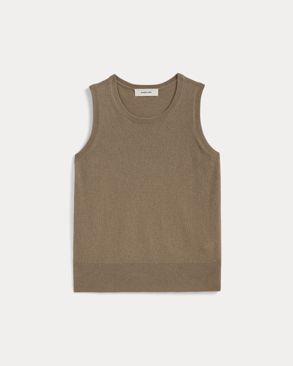The Classic Tank in Cashmere in Tiger's Eye — alternate view