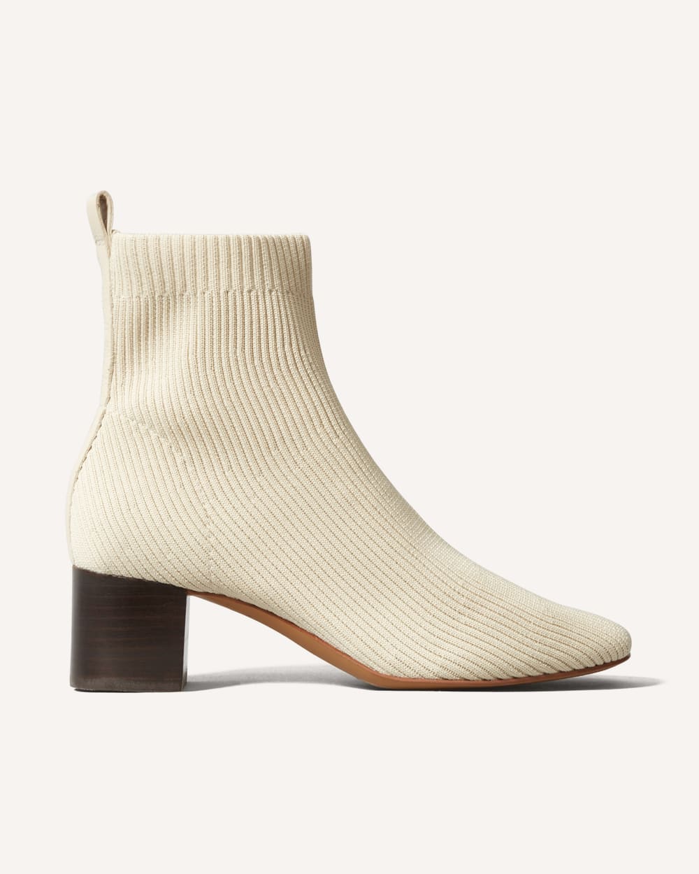 The Glove Boot in Bone — front view