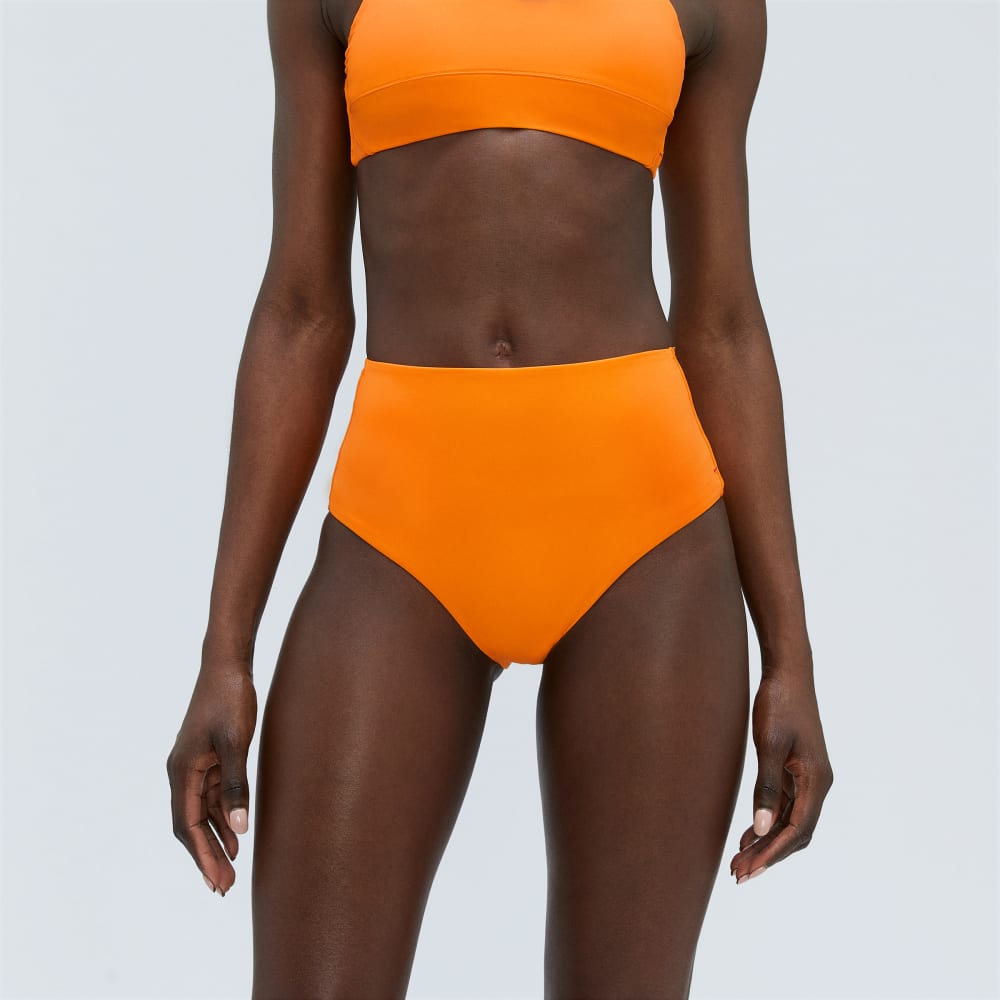 The High-Rise Hipster Bottom in Turmeric — alternate view