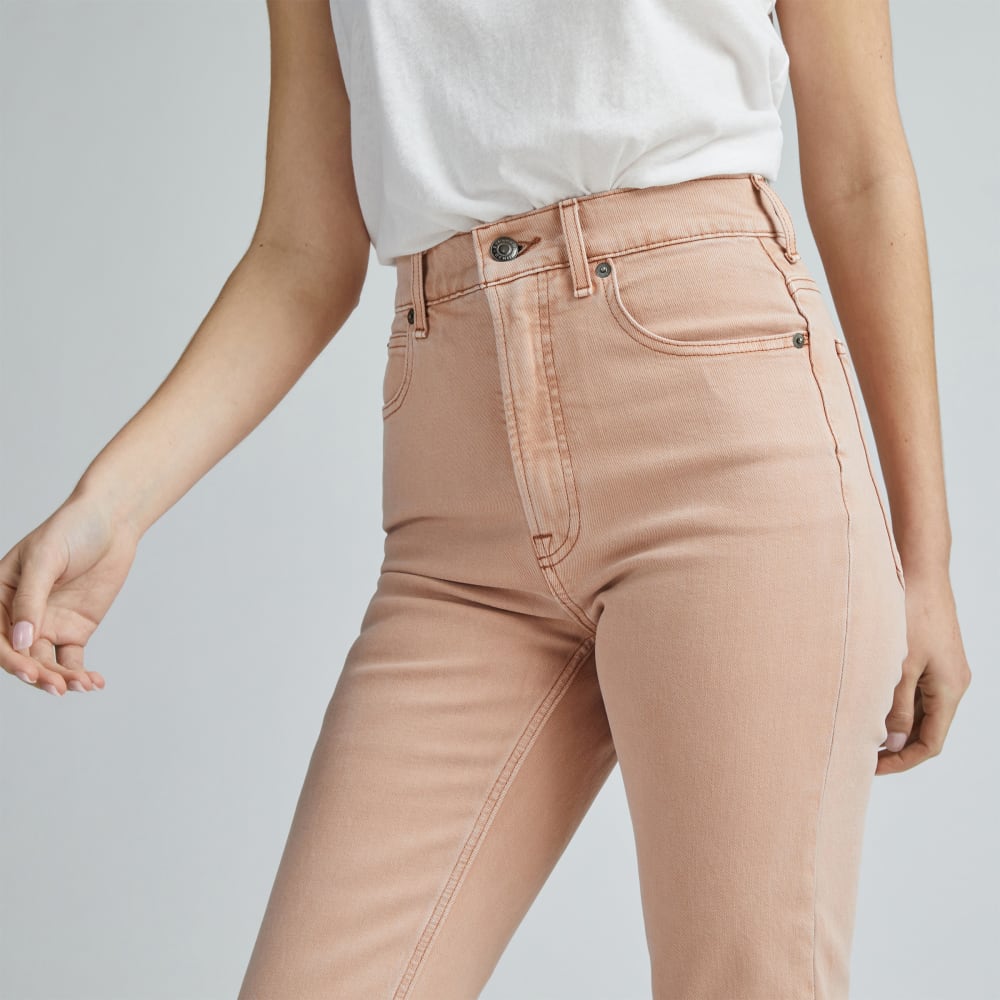 The Way-High® Slim Jean in Red Clay — detail view
