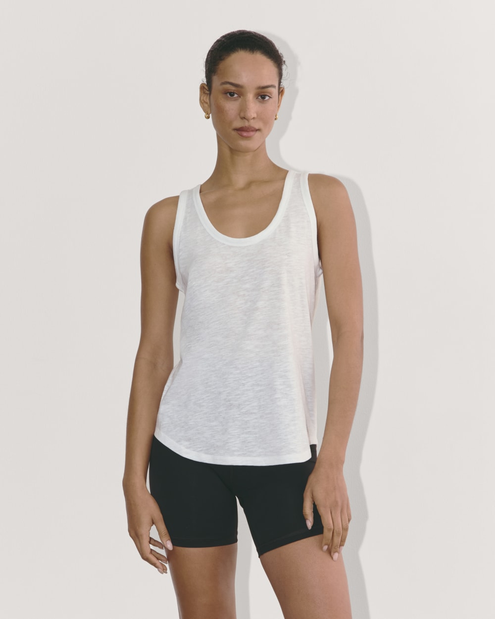 The Perform Tank in White — front view