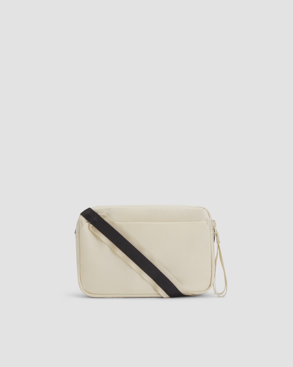 The Recycled Nylon Camera Bag in Parchment — front view