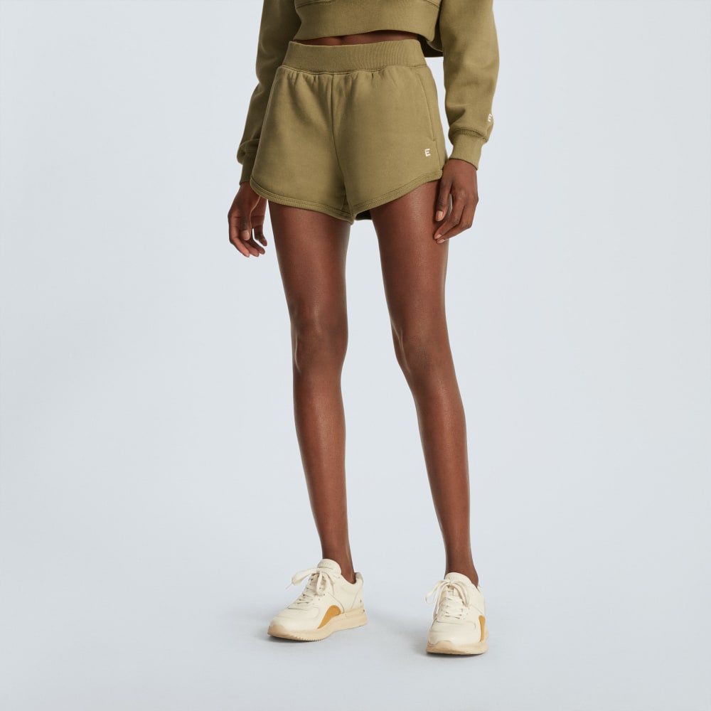 The Track Sweatshort in Fennel Seed — alternate view