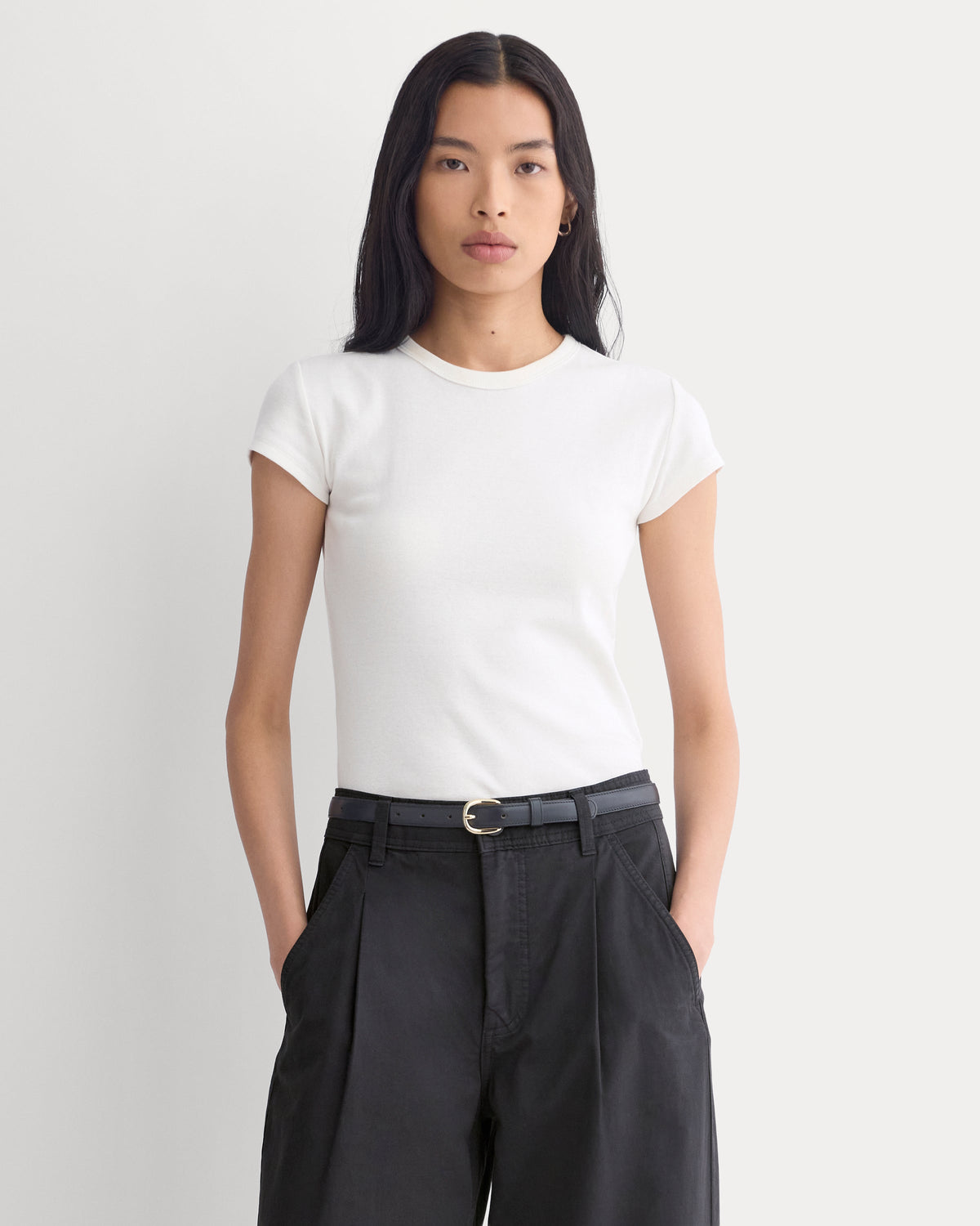 The Everywhere Pant in Black — detail view