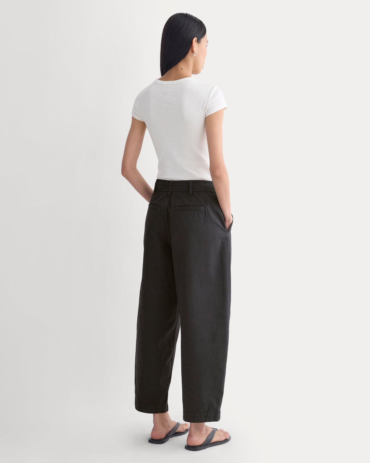 The Everywhere Pant in Black — detail view