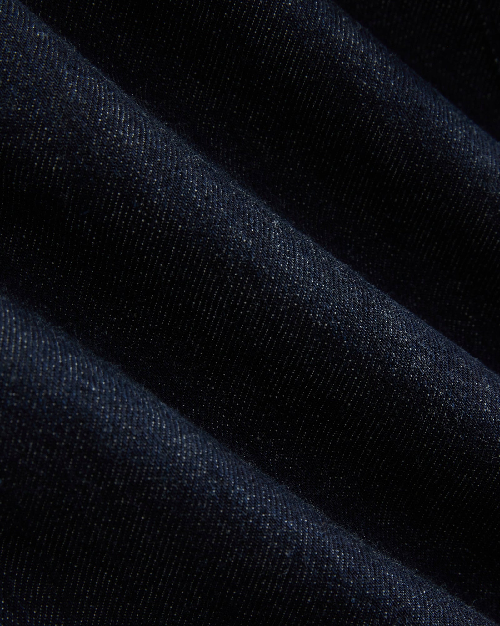 Low-Slung Tie-Front Jean in Dark Indigo — detail view