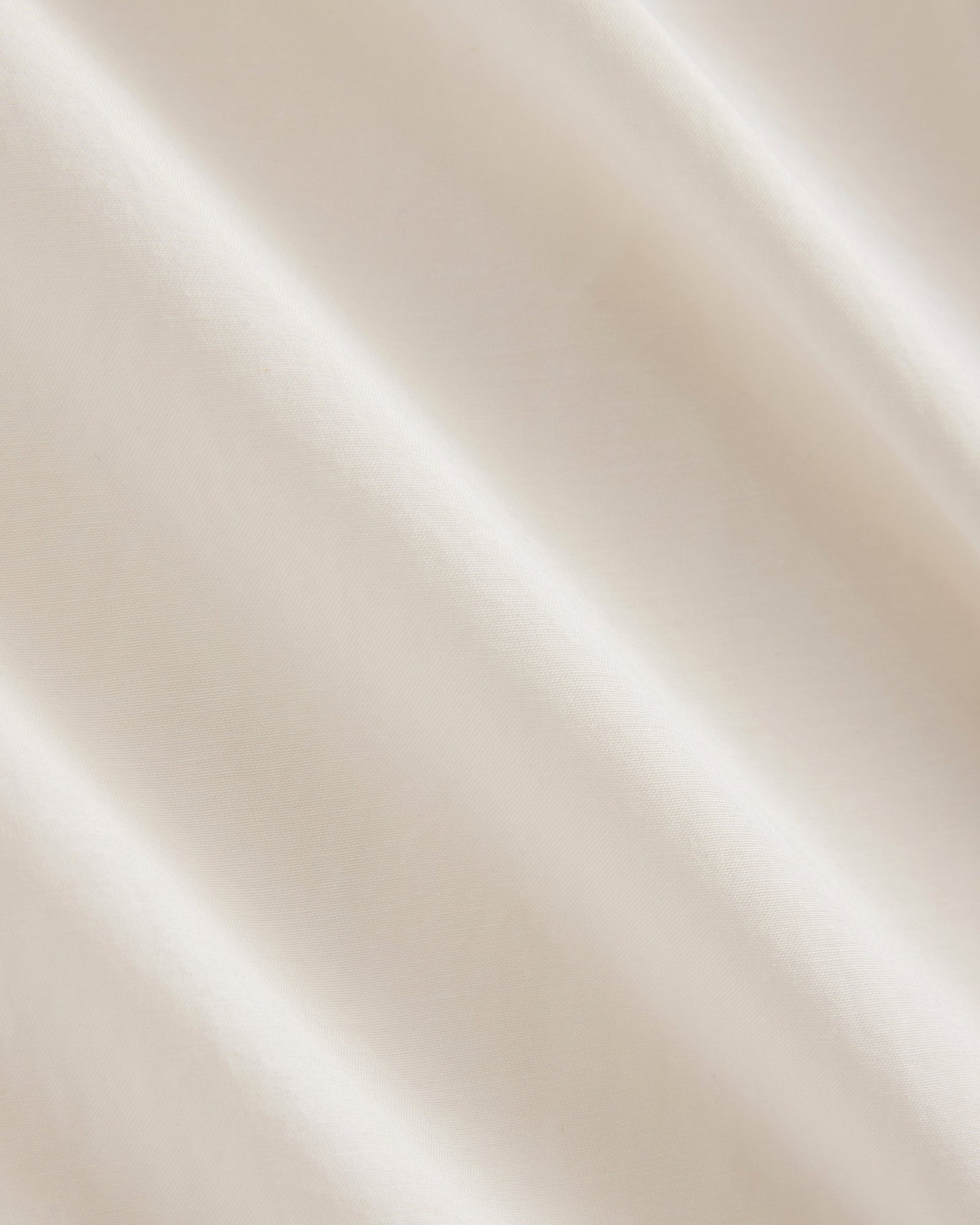 Bubble-Sleeve Mini Dress in Cotton Silk Voile in Bone — detail view