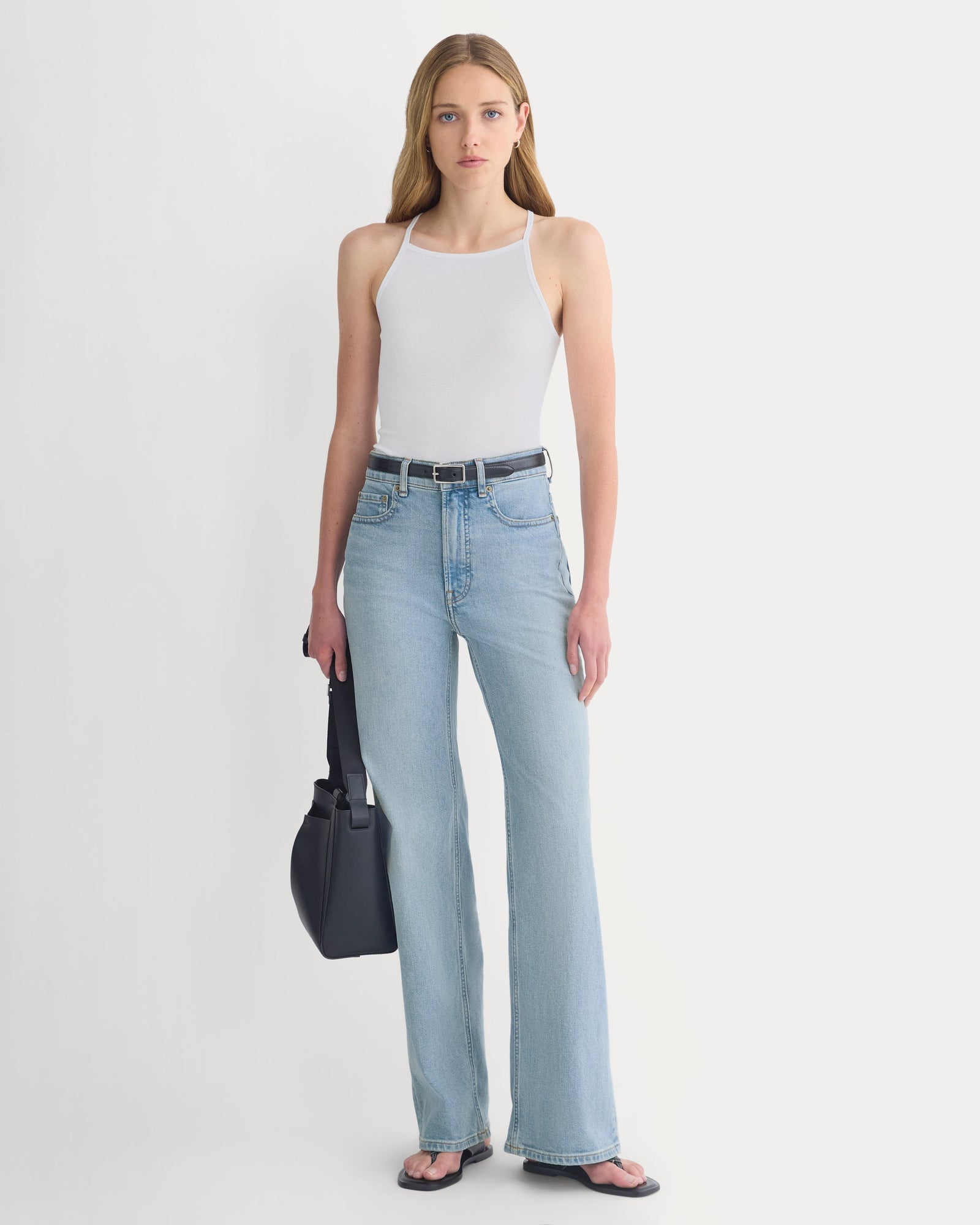 The Way-High® Sailor Jean 2.0 in Washed Out Indigo — front view