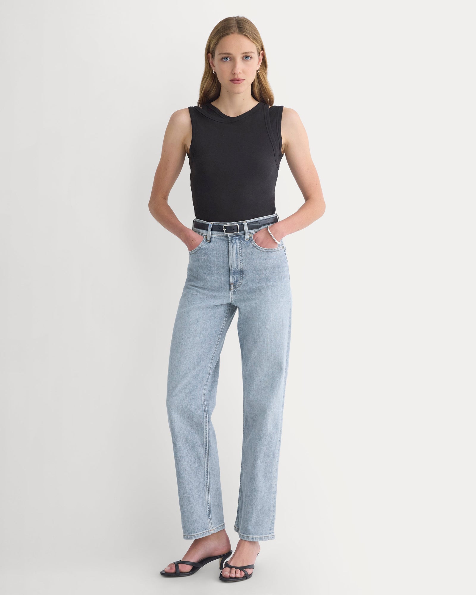 The Way-High® Jean 2.0 in Washed Out Indigo — front view