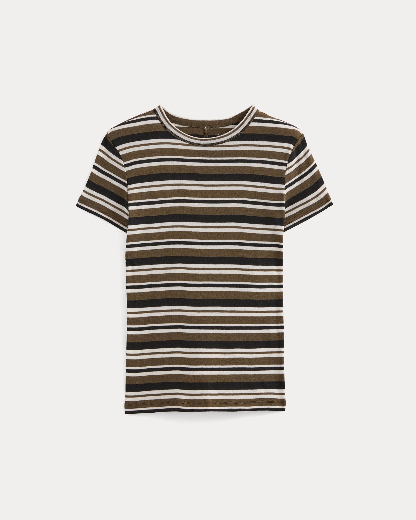 Tissue Short-Sleeve Crew in Beech — alternate view