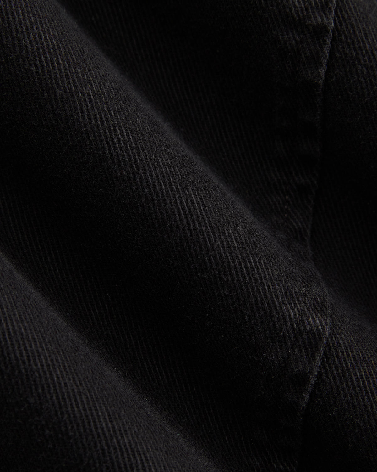 Utility Seamed Wide-Leg Pant in Black — detail view