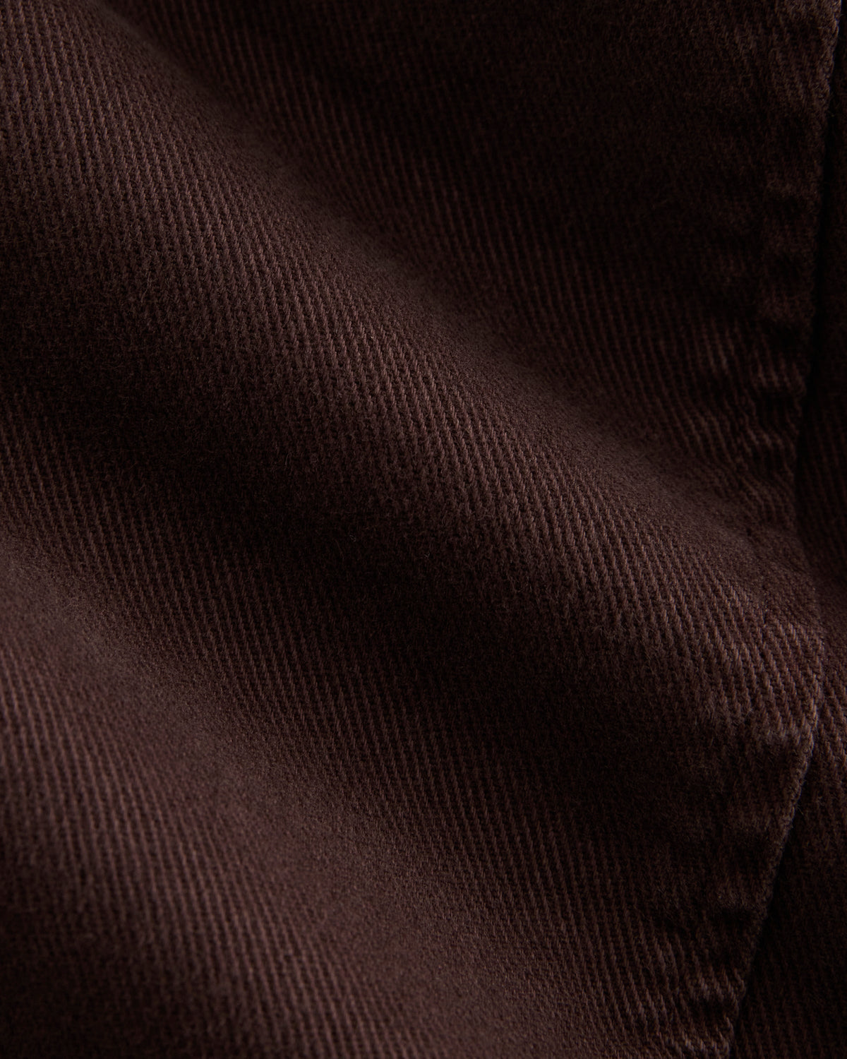 Utility Seamed Wide-Leg Pant in Coffee Bean — detail view