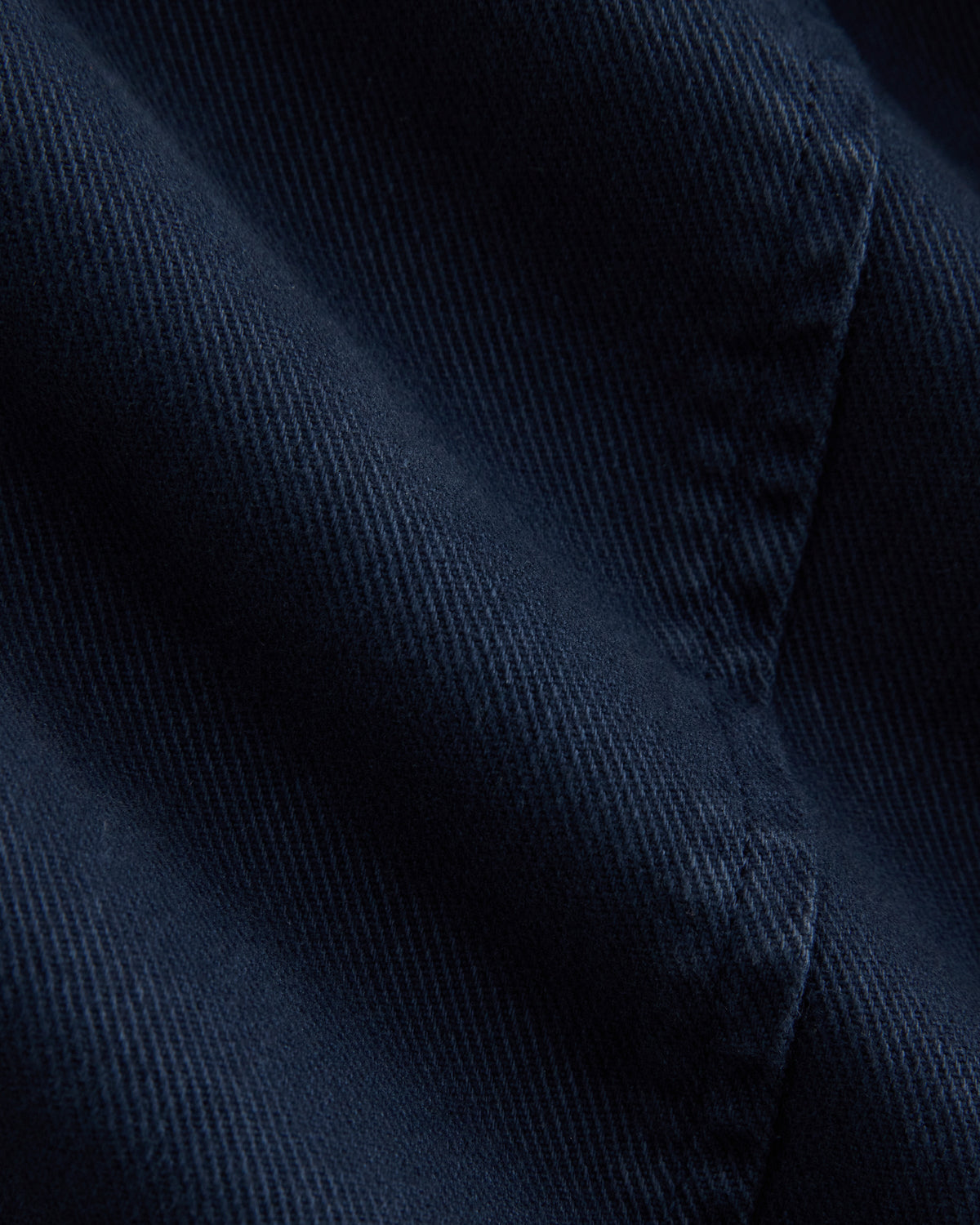 Utility Seamed Wide-Leg Pant in Navy — detail view