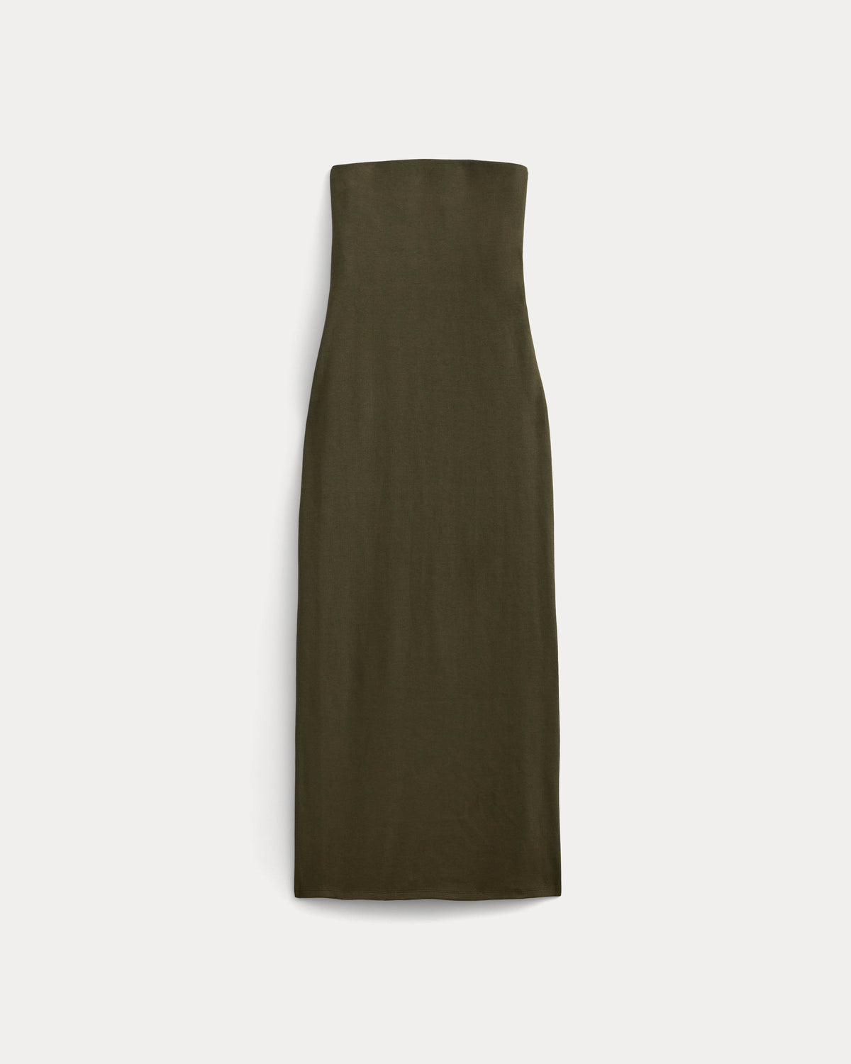 Form Tube Dress in Olive Night — alternate view