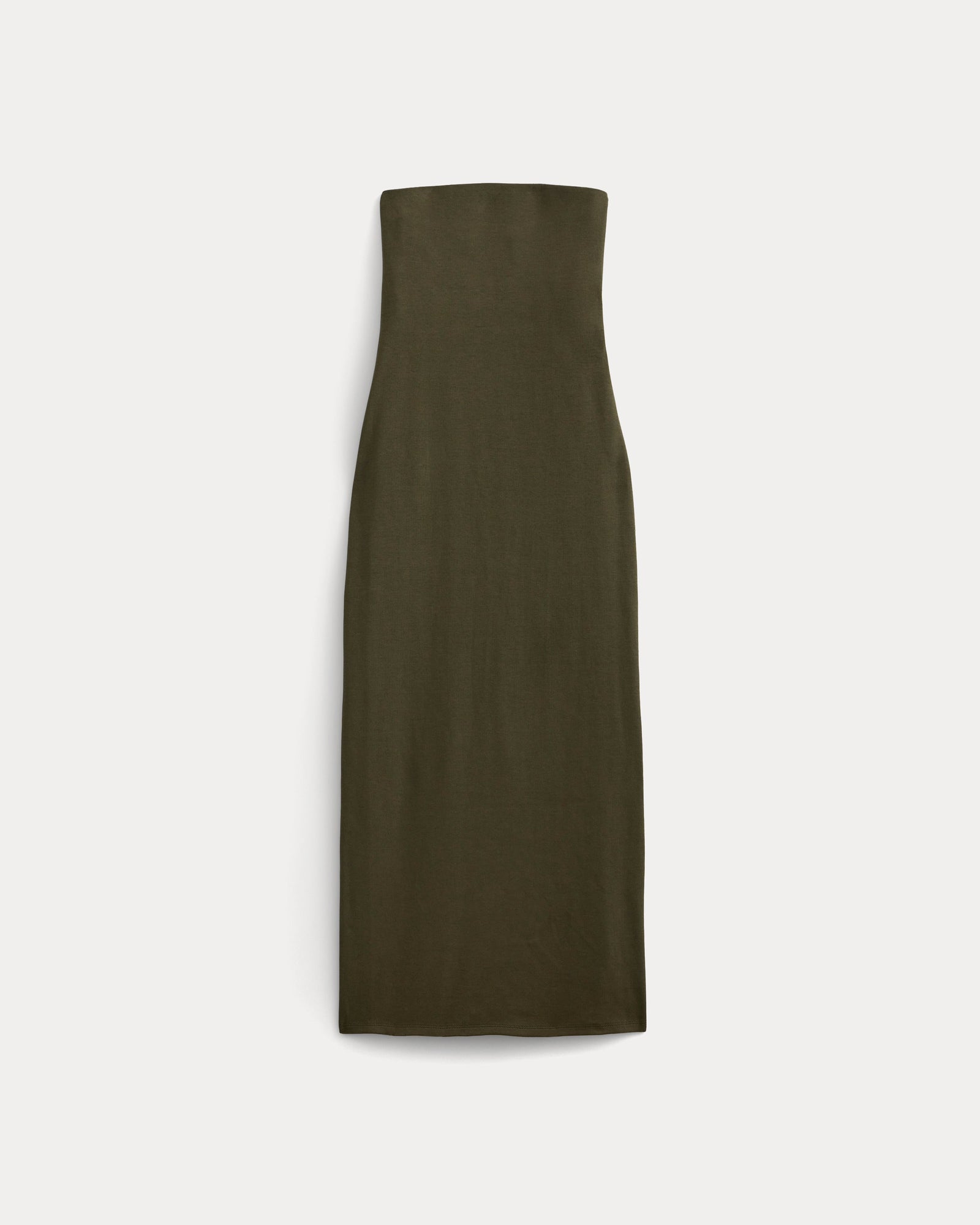Form Tube Dress in Olive Night — alternate view