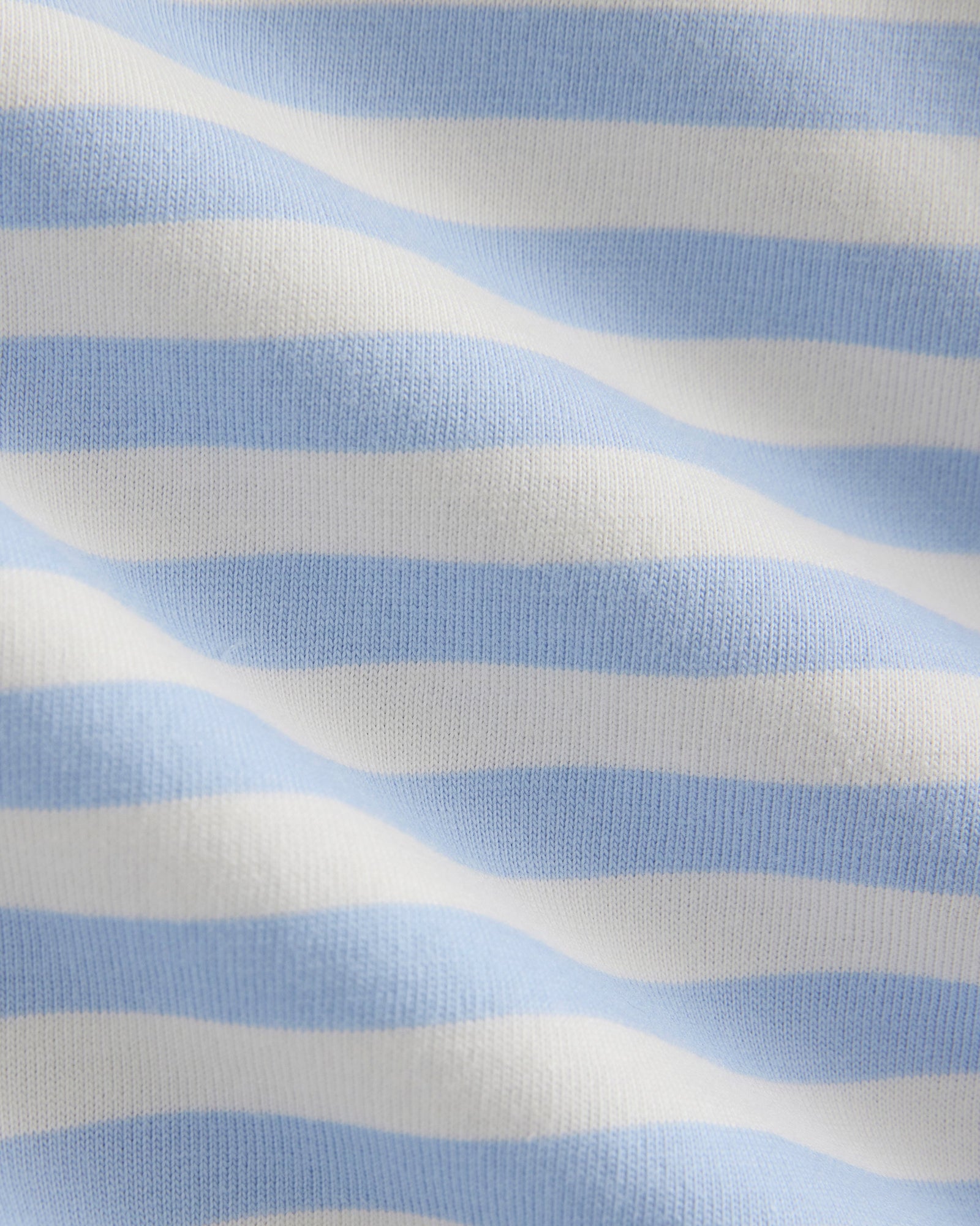 Forever Jersey Boxy Long-Sleeve Crew in Cashmere Blue / Bone — alternate view