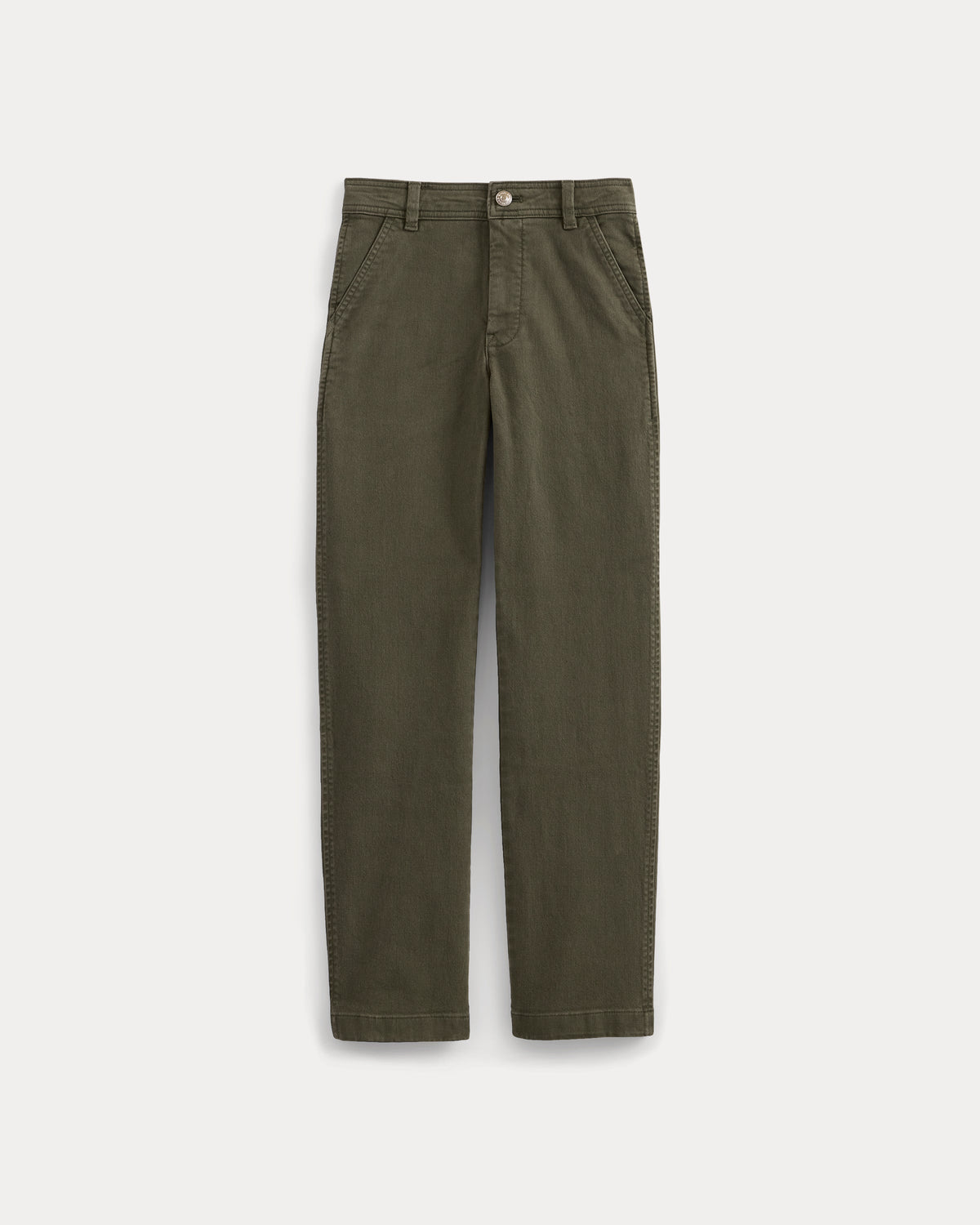 Utility Cigarette Pant in Olive Night — alternate view